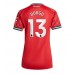 Maillot de foot Manchester United Patrick Dorgu #13 Domicile vêtements Femmes 2025-26 Manches Courtes